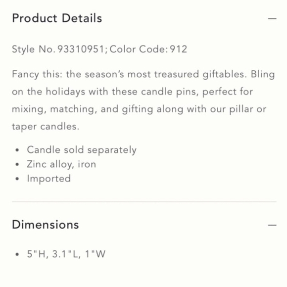 Anthropologie Monogram Candle Charms, Various. New In Box - Picture 2 of 8